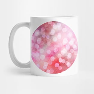 Strawberry Sunday - Pink Abstract Watercolor Dots Mug